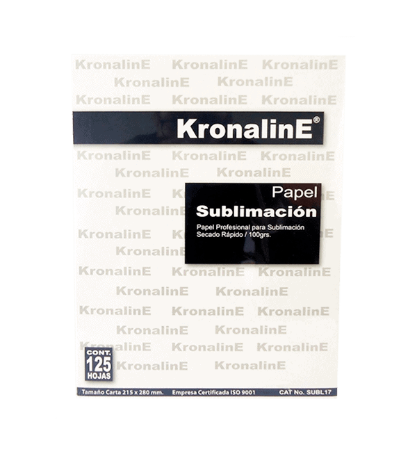 Papel Para Sublimación Kronaline Tamaño Carta